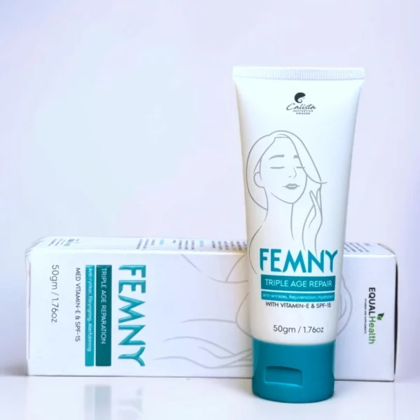 FEMNY Age Repair Cream – Smooth, Hydrate & Protect with Vitamin E and SPF-15 - Image 5