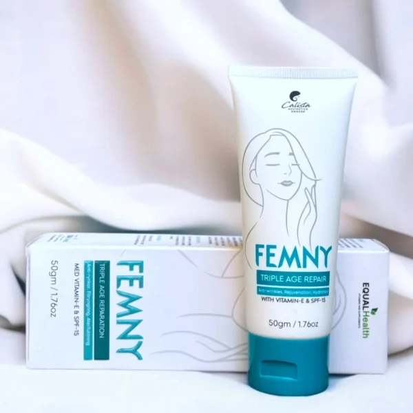 FEMNY Age Repair Cream – Smooth, Hydrate & Protect with Vitamin E and SPF-15 - Image 7