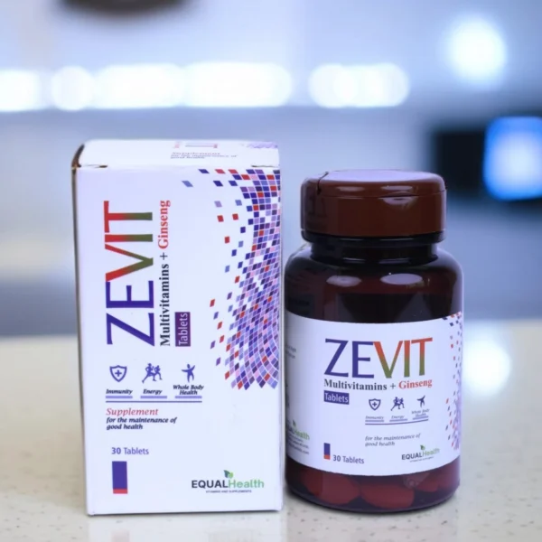 ZEVIT Multivitamin with Ginseng – Energy & Immunity Support – 30 Tablets - Image 3