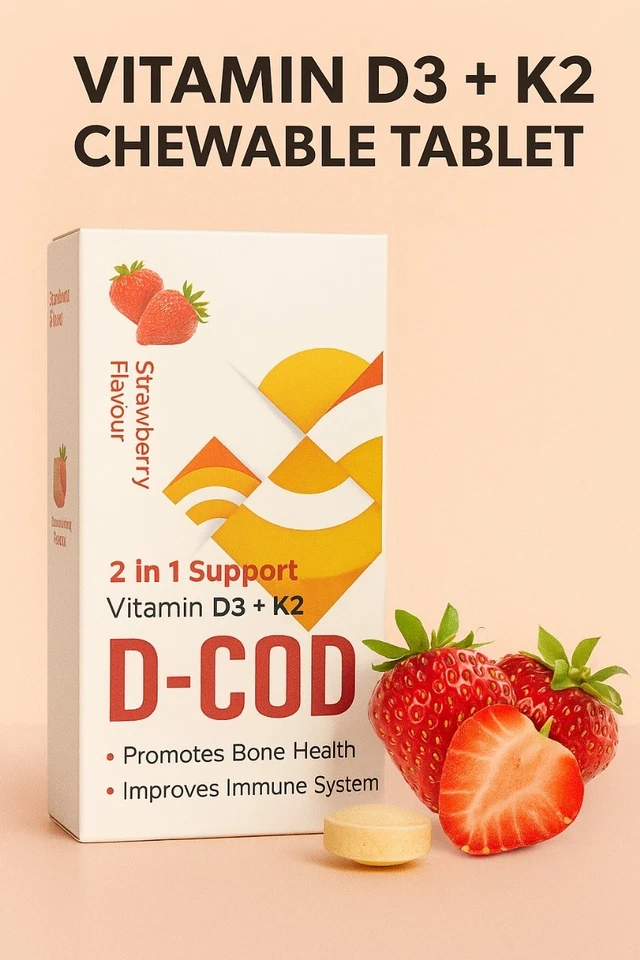 D‑COD™ D₃ 200,000 IU + K₂ 75 µg — Bone • Immune • Heart Support - Image 4